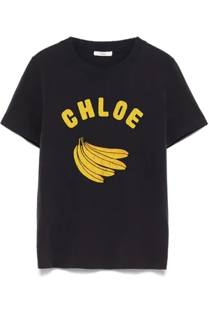Chloé T-Shirt mit Bananen-Print