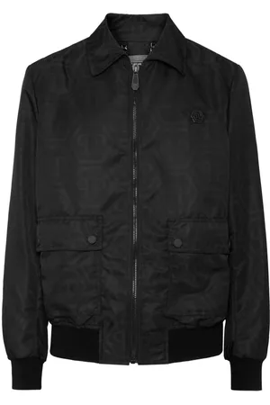Philipp Plein Bomberjacke aus Monogramm-Jacquard