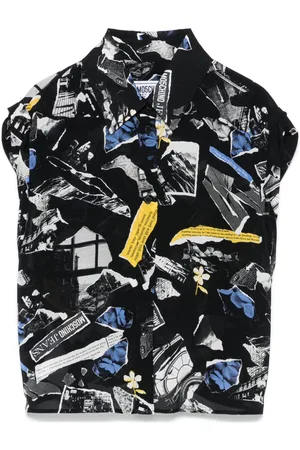 Moschino Hemd im Patchwork-Look