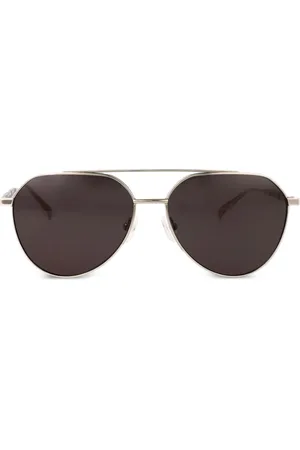 Alexander McQueen Getönte Pilotenbrille
