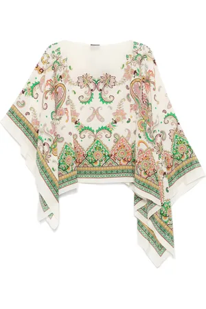 Etro Poncho aus Seide