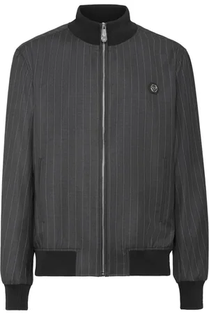 Philipp Plein Bomberjacke mit Nadelstreifen