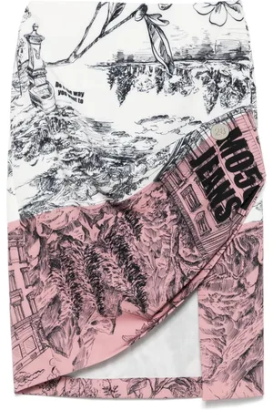 Moschino Midirock mit Print