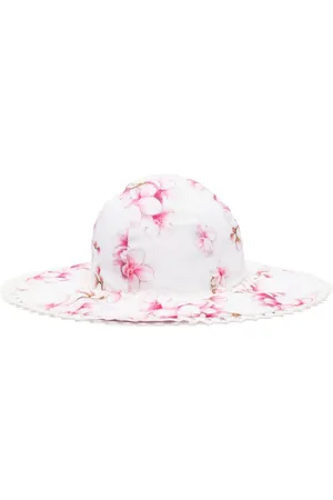 MONNALISA Sonnenhut mit Blumen-Print