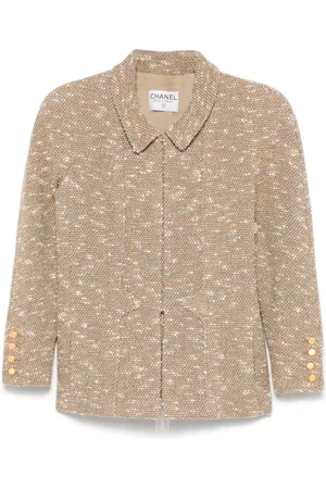 CHANEL 1980s Bouclé-Jacke