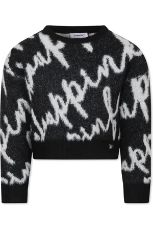 Pinko Pullover mit Intarsien-Logo