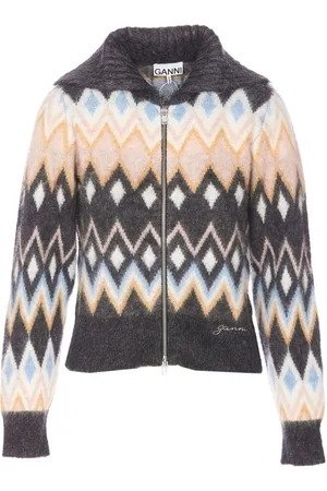 Ganni Cardigan mit Reißverschluss