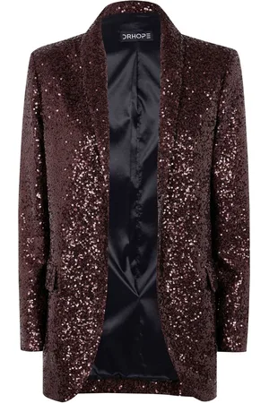 DRHOPE Blazer mit Pailletten