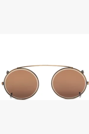 Kame Mannen Brille mit getönten Clip-On-Gläsern