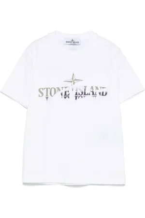 Stone Island T-Shirt mit Logo-Print