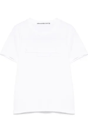 Alexander Wang T-Shirt mit Logo-Prägung