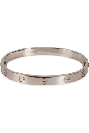 Cartier 18kt Love Weißgoldarmreif