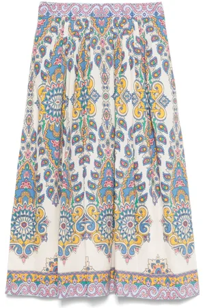 Etro Midirock mit Paisleymuster
