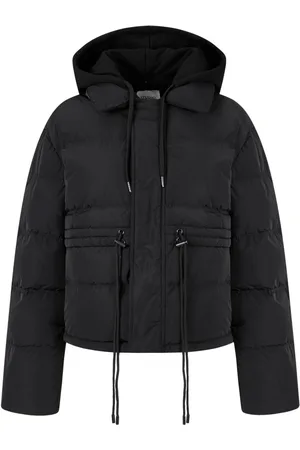 Studio Tomboy Daunenjacke mit abnehmbarer Kordelzug-Kapuze