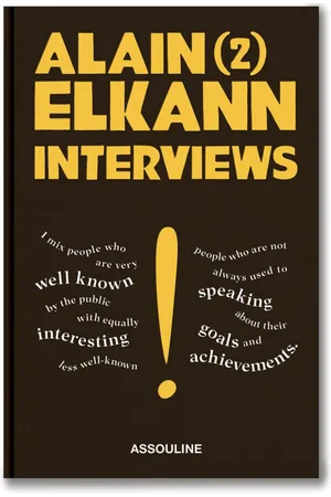 ASSOULINE Alain Elkann Interviews, VOL. 2 Hardcover-Buch