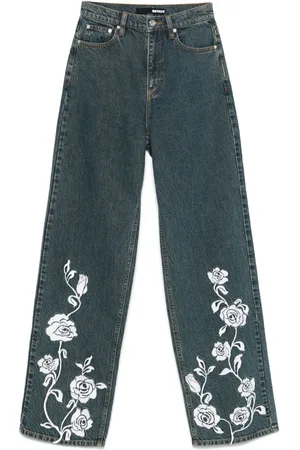ROTATE Jeans mit geradem Bein