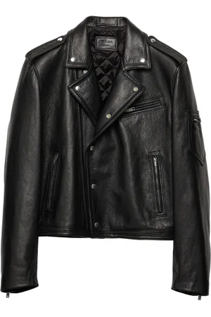 Prada Klassische Lederjacke