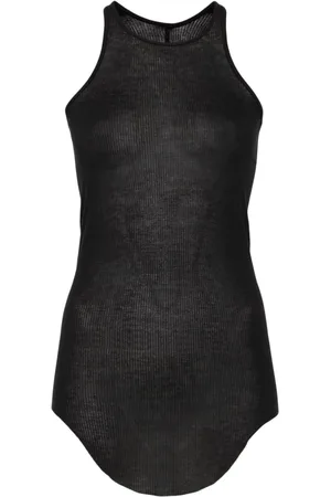 Rick Owens Geripptes Trägershirt