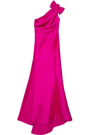 Amsale Drapiertes Mikado Abendkleid