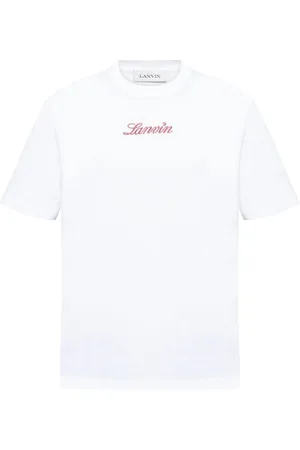 Lanvin T-Shirt mit Logo-Stickerei