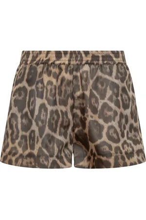Stella McCartney Shorts mit Leoparden-Print