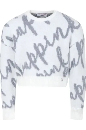 Pinko Pullover mit Intarsien-Logo