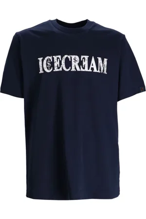 ICECREAM T-Shirt mit "World Tour"-Print