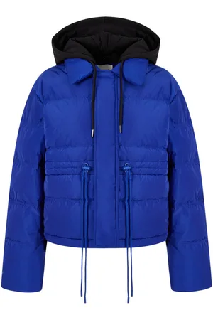 Studio Tomboy Daunenjacke mit abnehmbarer Kordelzug-Kapuze