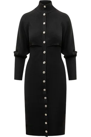 Pinko Geknöpftes Strickkleid