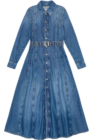 Ganni Jeans-Maxikleid