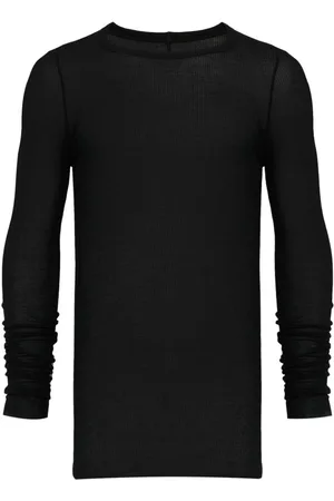 Rick Owens Geripptes T-Shirt