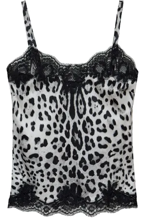 Dolce & Gabbana Camisole-Top mit Leoparden-Print
