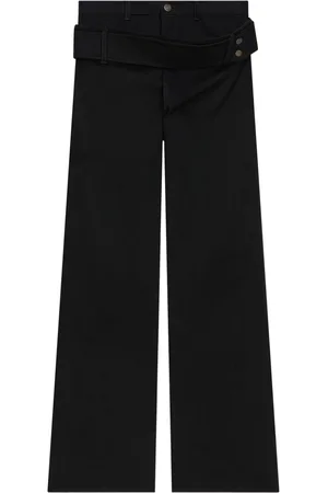 Courrèges Jeans mit doppeltem Gürtel