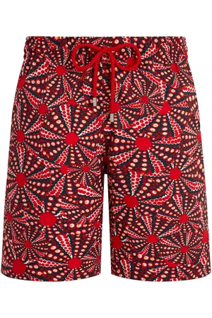 Vilebrequin Badeshorts mit Oursinades-Print