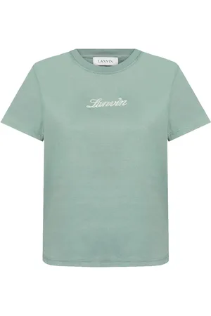 Lanvin T-Shirt mit Logo-Stickerei