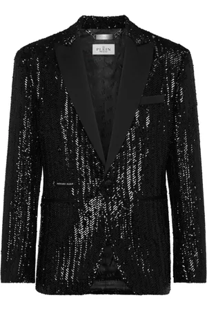 Philipp Plein Besticktes Lurex-Sakko