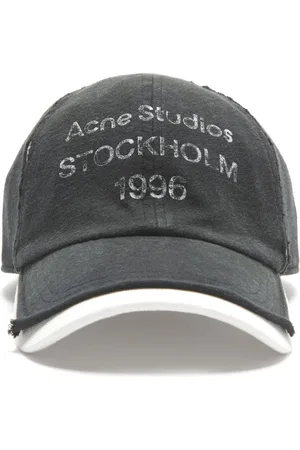 Acne Studios Baseballkappe mit Logo-Stempel