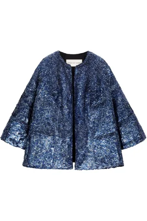 DRIES VAN NOTEN Verzierte Kokon-Jacke