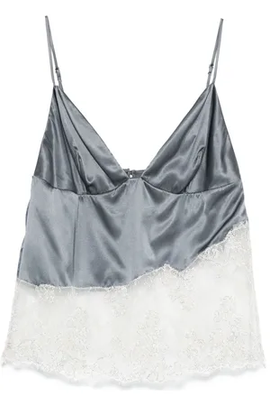 Elisabetta Franchi Oberteil mit Spitze
