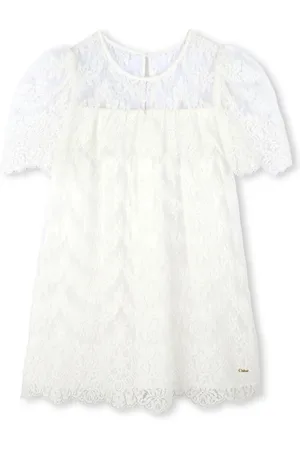Chloé Kleid mit Calais-Spitze