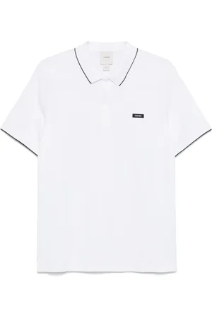 Calvin Klein Poloshirt mit gummiertem Logo