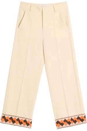 VALENTINO GARAVANI Hose mit Jacquard-Saum