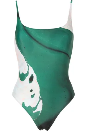 Lenny Niemeyer Basico Badeanzug mit abstraktem Print