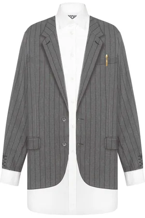 Moschino Hemd mit Blazer-Print