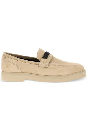 Brunello Cucinelli Loafer aus Wildleder mit Monili-Detail
