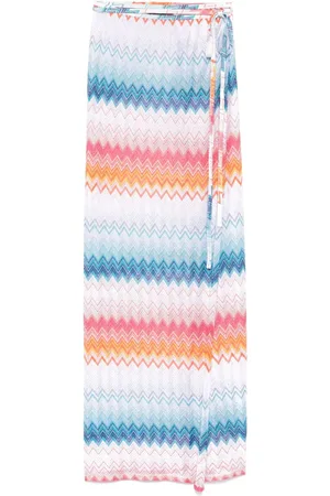 Missoni Maxiwickelrock mit Zickzackmuster