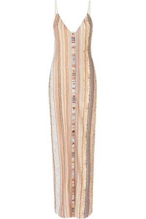 Missoni Maxikleid mit Zickzackmuster