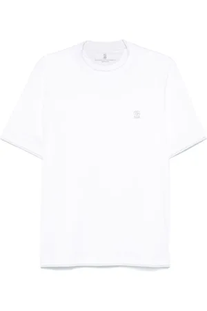 Brunello Cucinelli T-Shirt im Layering-Look