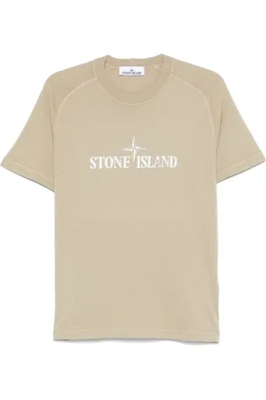 Stone Island T-Shirt mit Logo-Print
