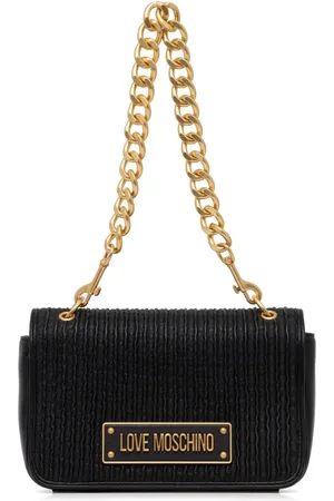 Moschino Umhängetasche mit Logo-Schild